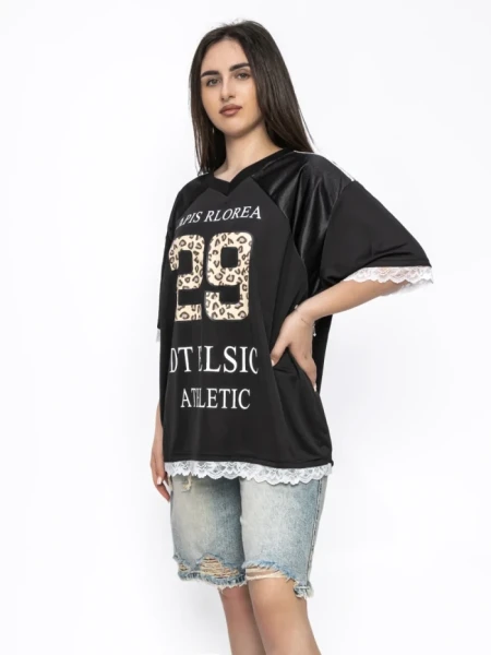 Tricou Dama VMCF6260 NEGRU | KIKIRIKI