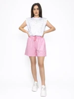 Pantaloni Scurti Dama WH-9398 ROZ | KIKIRIKI