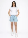 Pantaloni Scurti Dama WH-9398 ALBASTRU | KIKIRIKI