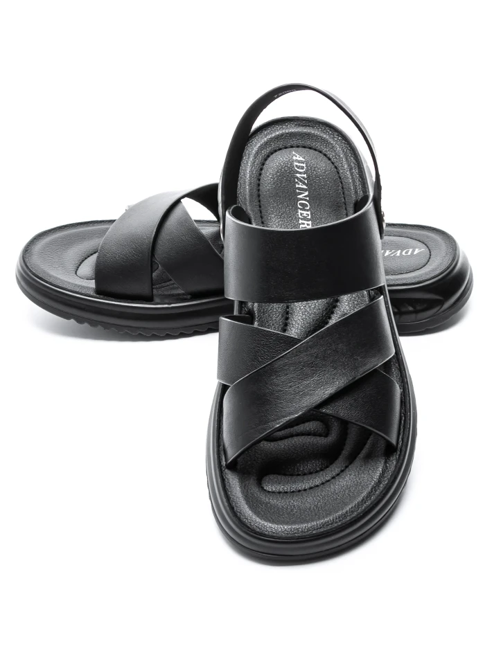Sandale Barbati 72008 Negru » meishop.life