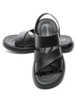 Sandale Barbati 72008 Negru » meishop.life