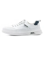 Pantofi Casual Barbati 9678 WHITE-BLUE | MEI