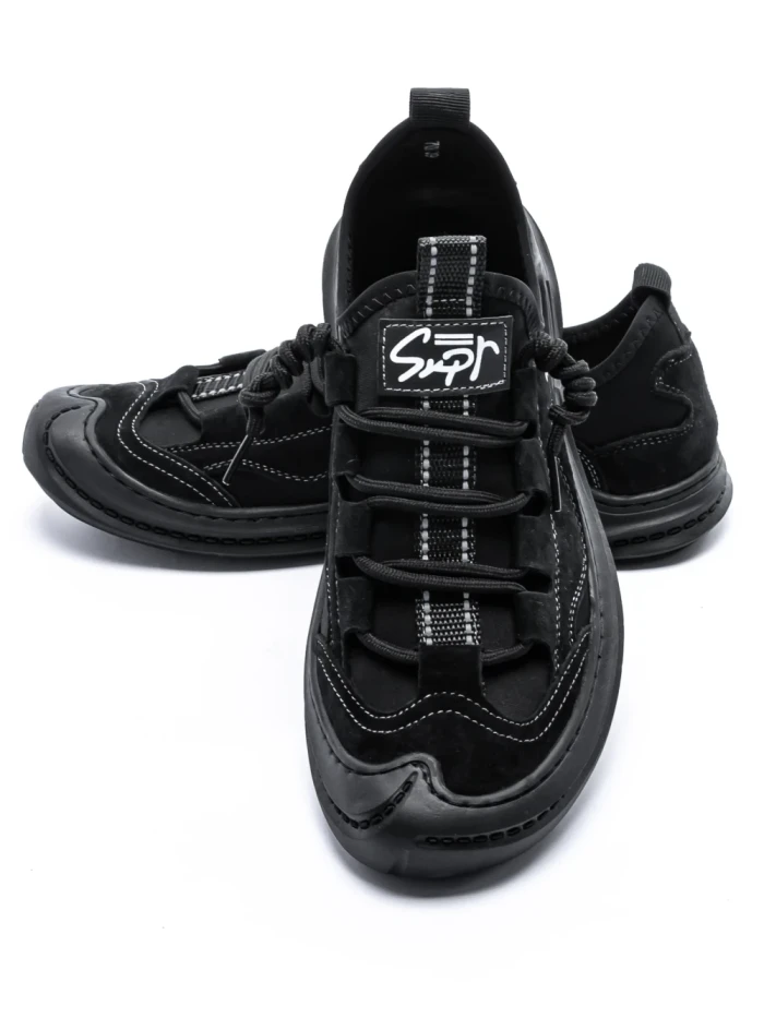 Pantofi Casual Barbati 7087 Negru (L66) Mels