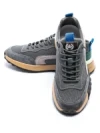 Pantofi Sport Barbati 88926 Gri-Verde (B09) Mels