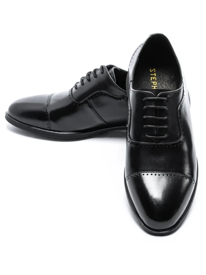 Pantofi Barbati F066-023 Black (C26) Stephano