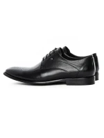 Pantofi Barbati din piele naturala Y006A-26F Negru (B22) Stephano