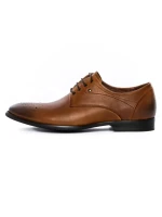 Pantofi Barbati din piele naturala Y006A-26F Cafea (B22) Stephano