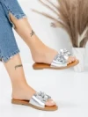 Papuci Dama cu Talpa Joasa 5PT9 SILVER | MEI