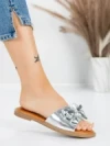 Papuci Dama cu Talpa Joasa 5PT9 SILVER | MEI
