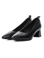Pantofi cu Toc gros 267678 Negru | Formazione