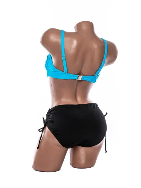 Costum de baie dama L211 ALBASTRU-NEGRU | MEINA