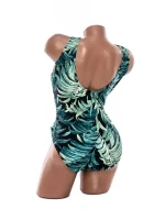 Costum de baie dama Y3099 NEGRU-VERDE | MEINA