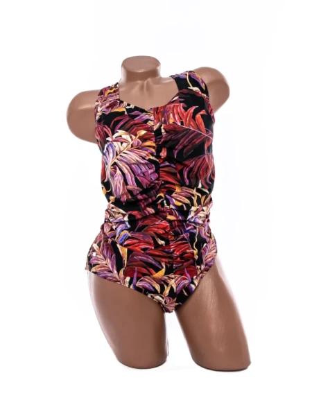 Costum de baie dama Y3099 NEGRU-VISINIU | MEINA
