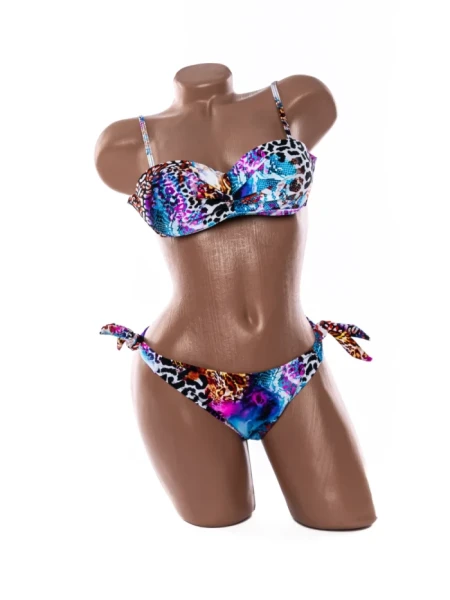 Costum de baie dama F662 MOV-ALBASTRU | MEINA