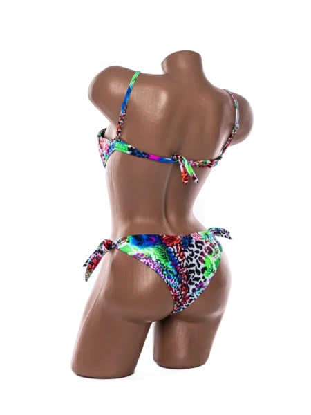 Costum de baie dama F662 ROSU-VERDE | MEINA