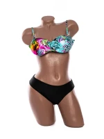Costum de baie dama F662 ALBASTRU-FUCSIA | MEINA