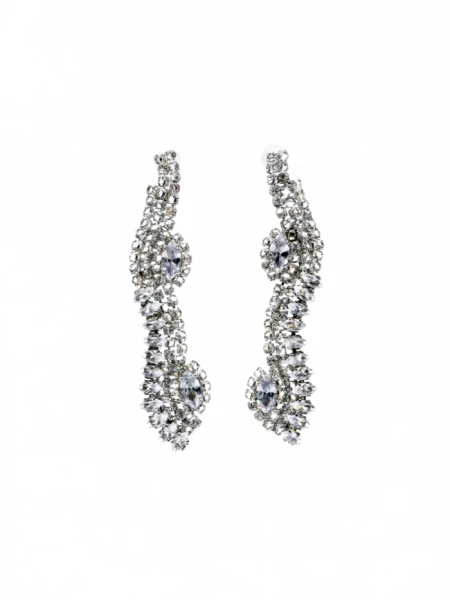 Set Colier + Cercei CLR005 ARGINTIU | MEI
