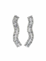 Set Colier + Cercei CLR009 ARGINTIU | MEI