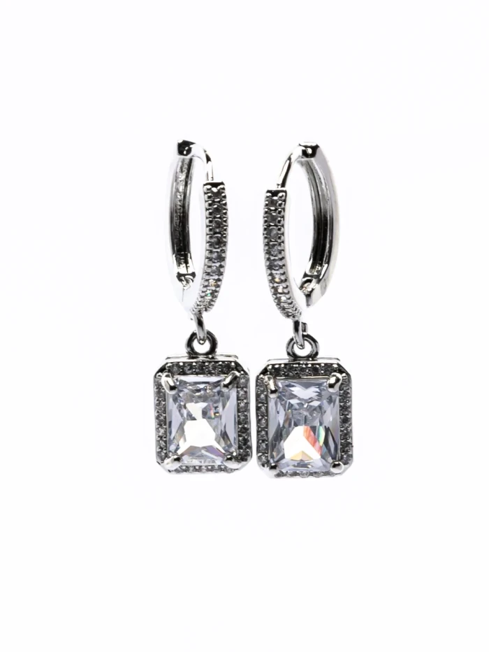 Set Colier + Cercei CLR001 ARGINTIU | MEI