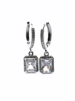 Set Colier + Cercei CLR001 ARGINTIU | MEI