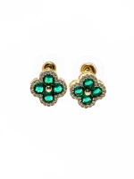 Set Colier + Cercei CLR003 AURIU-VERDE | MEI
