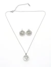Set Colier + Cercei CLR004 ARGINTIU | MEI
