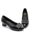 Pantofi cu Toc gros 611706 Negru | Formazione