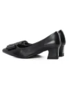 Pantofi cu Toc gros 611706 Negru | Formazione