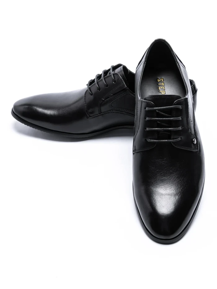 Pantofi Barbati din piele naturala Y079-02F Negru | Stephano