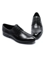 Pantofi Barbati din piele naturala Y079-02F Negru | Stephano