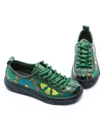 Pantofi Casual Dama 7866 Verde Formazione