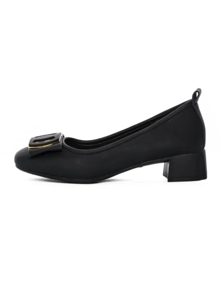 Pantofi cu Toc gros TP5008 Negru | Formazione