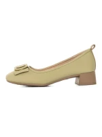 Pantofi cu Toc gros TP5008 Verde | Formazione
