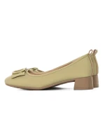 Pantofi cu Toc gros TP5008 Verde | Formazione