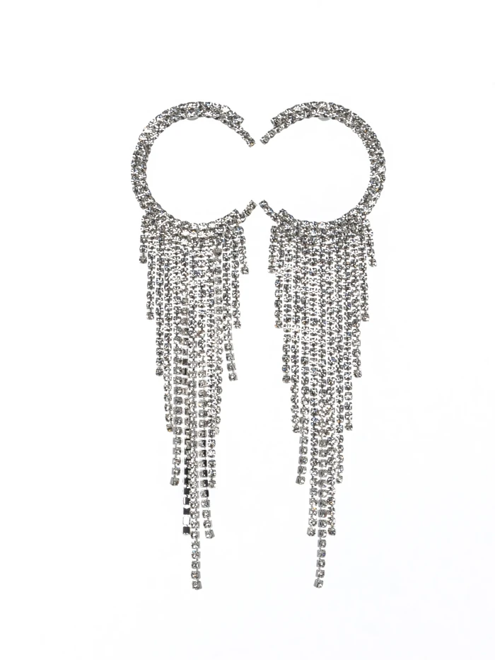 Cercei de Dama CRC018 Argintiu | Mei » meishop.life