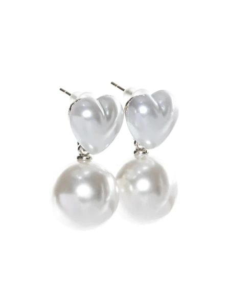 Cercei de Dama CRC014 Alb | Mei » meishop.life