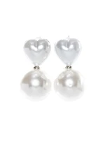 Cercei de Dama CRC014 Alb | Mei » meishop.life