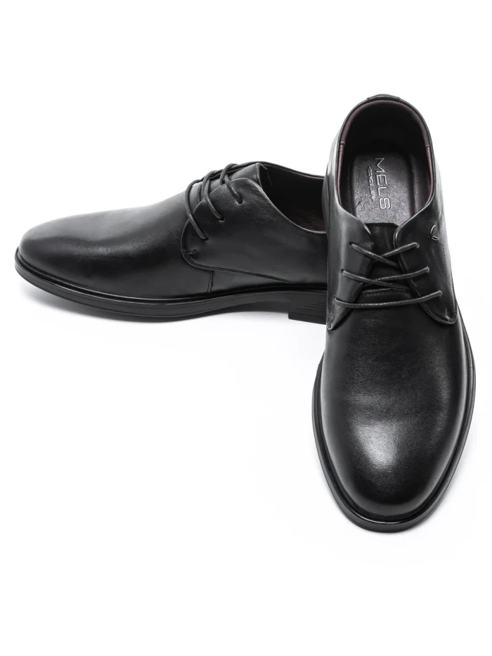 Pantofi Barbati din piele naturala 91785 Negru (L9) Mels