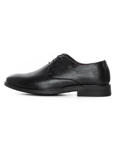 Pantofi Barbati din piele naturala 91785 Negru (L9) Mels