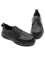 Pantofi Barbati din piele naturala B32323 Negru (C34) Mels
