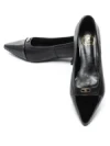 Pantofi cu Toc gros D26-103 Negru | Formazione