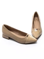 Pantofi cu Toc gros D26-103 Piersica | Formazione