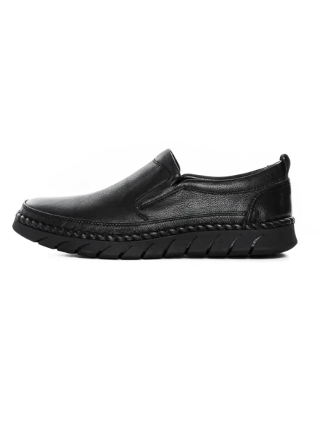 Pantofi Barbati din piele naturala HT8215 Negru (L16) Mels