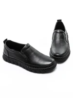 Pantofi Barbati din piele naturala HT8215 Negru (L16) Mels