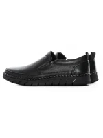 Pantofi Barbati din piele naturala HT8215 Negru (L16) Mels