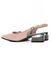 Pantofi cu Toc gros K1670-61A Roz Jose Simon