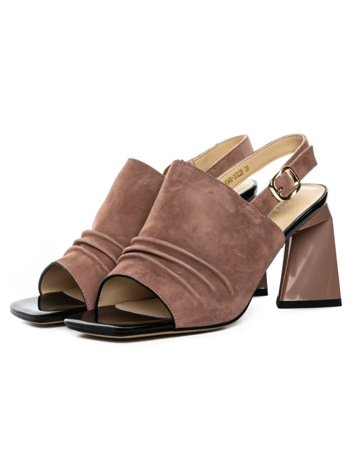 Sandale Dama cu Toc gros K4340-3722B Roz Jose Simon
