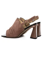 Sandale Dama cu Toc gros K4340-3722B Roz Jose Simon