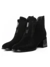 Botine Dama cu toc gros K5375-3178C Negru Jose Simon
