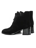 Botine Dama cu toc gros K5375-3178C Negru Jose Simon